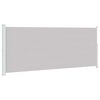 vidaXL Patio Retractable Side Awning 200x514 cm Grey