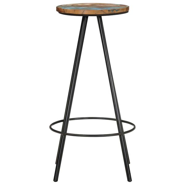 vidaXL Bar Stools 2 pcs Solid Reclaimed Wood