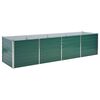 vidaXL Raised Bed | Green | Galvanised steel | Large | Heavy Duty | Raised Bed