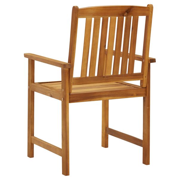 vidaXL Garden Chairs 8 pcs Solid Acacia Wood