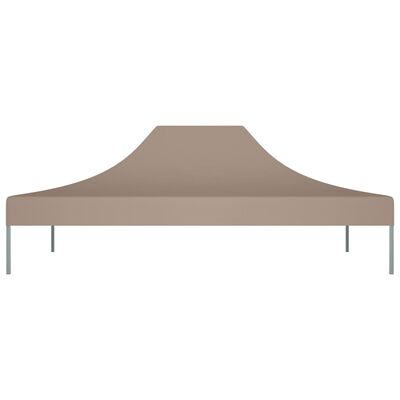 vidaXL Party Tent Roof 4x3 m Taupe 270 g/m²