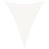 vidaXL Sunshade Sail 160 g/m&sup2; White 5x6x6 m HDPE