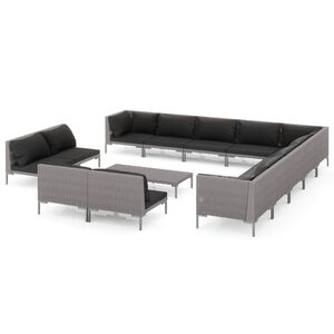 vidaXL Garden Lounge Set | Dark Grey