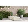 vidaXL Garden Tables 2 pcs 60x60x30 cm Impregnated Spruce Wood