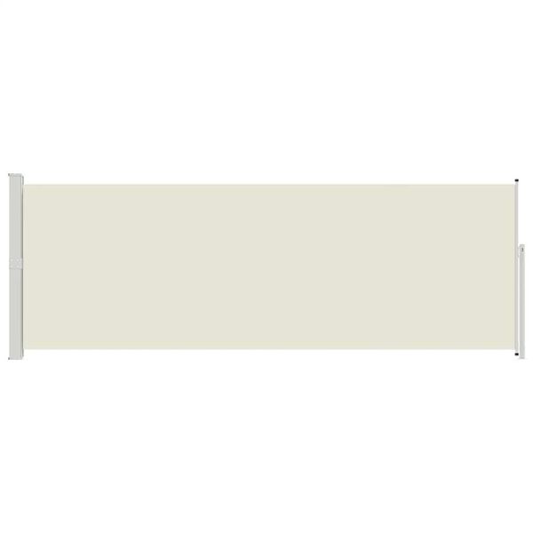 vidaXL Retractable Side Awning 160 x 500 cm Cream