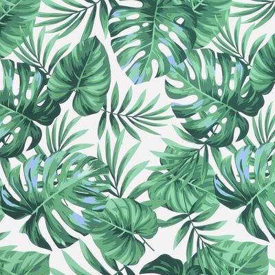 vidaXL Pallet Cushion Leaf Pattern 50x40x12 cm Fabric