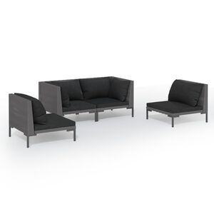 vidaXL Garden Lounge Set | Dark Grey