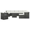 vidaXL 12 Piece Garden Pallet Lounge Set with Cushions Solid Pinewood