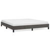 vidaXL Bed Frame without Mattress Dark Grey 160x200 cm Velvet