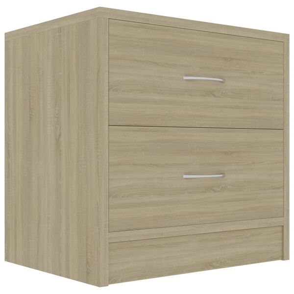 vidaXL Bedside Cabinet Sonoma Oak 40x30x40 cm Engineered Wood