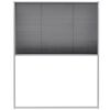 vidaXL Plisse Insect Screen for Windows Aluminium 80x100 cm