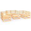 vidaXL 7 Piece Garden Lounge Set Solid Pinewood