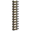 vidaXL Wall Mounted Wine Racks for 12 Bottles 2 pcs Black Iron