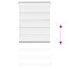 vidaXL Zebra Blind 40 x 100 cm White
