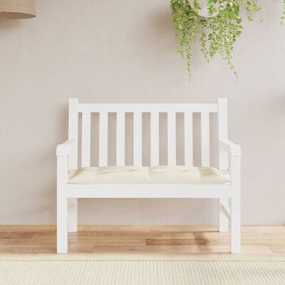 vidaXL Garden Bench Cushion Cream 100x50x7 cm Oxford Fabric