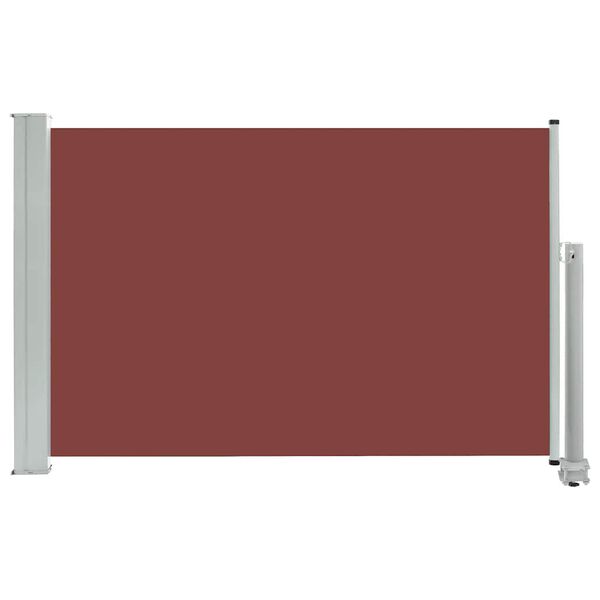 vidaXL Patio Retractable Side Awning 60x300 cm Brown