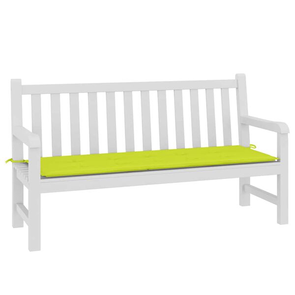 vidaXL Garden Bench Cushion Bright Green 150x50x3 cm Oxford Fabric