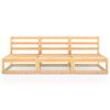 vidaXL Garden 3-Seater Sofa Solid Pinewood