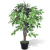 vidaXL Artificial Plant Ficus Tree with Pot 90 cm