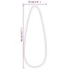 vidaXL Wall Mirror Gold 40x15 cm