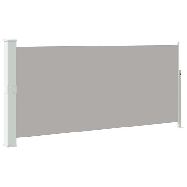 vidaXL Retractable Side Awning 140 x 300 cm Grey