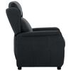 vidaXL Recliner Chair Dark Grey Fabric