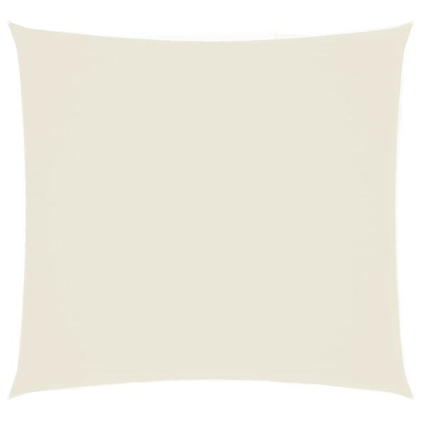 vidaXL Sunshade Sail Oxford Fabric Square 2.5x2.5 m Cream