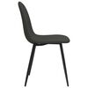 vidaXL Dining Chairs 4 pcs 45x53.5x83 cm Black Faux Leather