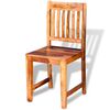 vidaXL Dining Chairs 4 pcs Solid Acacia Wood