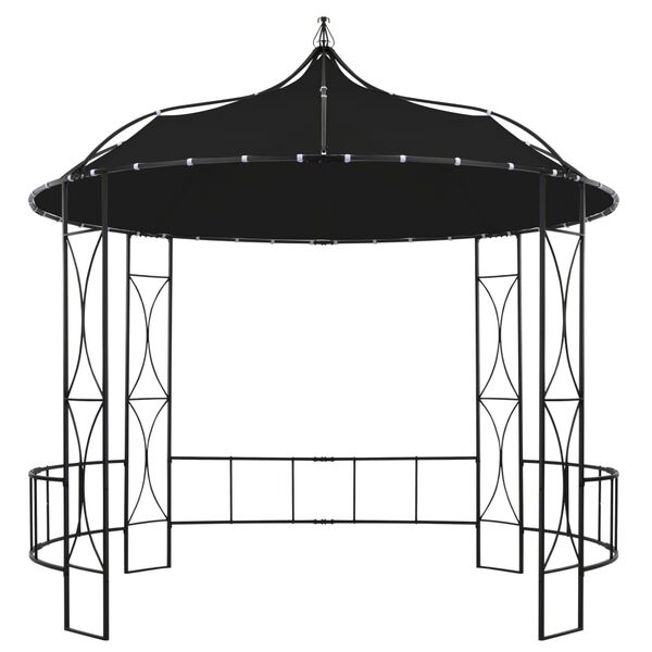 vidaXL Gazebo 300x290 cm Anthracite Round