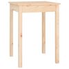 vidaXL Dining Table 55x55x75 cm Solid Wood Pine