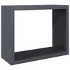 vidaXL Firewood Rack Anthracite 100x40x80 cm Steel