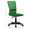 vidaXL Office Chair Green 44x52x100 cm Mesh Fabric