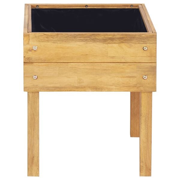 vidaXL Raised Garden Planter 50x40x45 cm Solid Acacia Wood