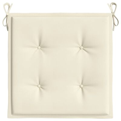 vidaXL Garden Chair Cushions 6 pcs Cream 50x50x3 cm Oxford Fabric