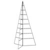 vidaXL Metal Christmas Tree for Decoration Black 180 cm