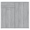 vidaXL Sideboard Grey Sonoma 80x36x75 cm Engineered Wood