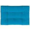 vidaXL Pallet Cushion Blue 120x80x12 cm Fabric