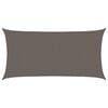 vidaXL Sunshade Sail 160 g/m&sup2; Anthracite 3x6 m HDPE