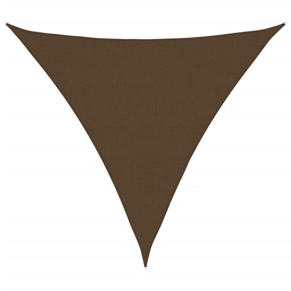 vidaXL Sunshade Sail 160 g/m² Brown 6x6x6 m HDPE
