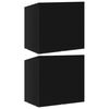vidaXL Swing Bench Cover | Set of 2 | Black | Polyethylene, Aluminium
