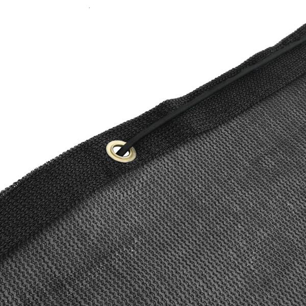 vidaXL Trailer Net HDPE 3x5 m Black