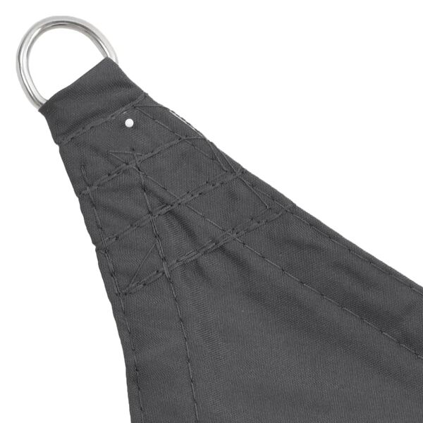 vidaXL Sunshade Sail Oxford Fabric Triangular 5x5x5 m Anthracite