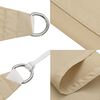 vidaXL Sunshade Sail Oxford Fabric Rectangular 2.5x3 m Beige