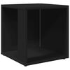 vidaXL Side Table Black 33x33x34.5 cm Engineered Wood
