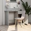 vidaXL Desk Concrete Grey 100x50x76 cm Engineered Wood