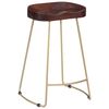 vidaXL Gavin Bar Stools 2 pcs Solid Mango Wood