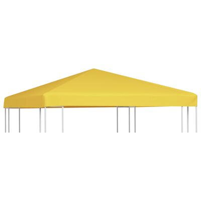vidaXL Gazebo Top Cover 270 g/m² 3x3 m Yellow