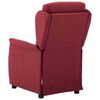 vidaXL Recliner Chair Wine red 67.5 x 93.5 x 101.5 cm Fabric