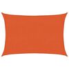vidaXL Sunshade Sail 160 g/m² Orange 2x2.5 m HDPE